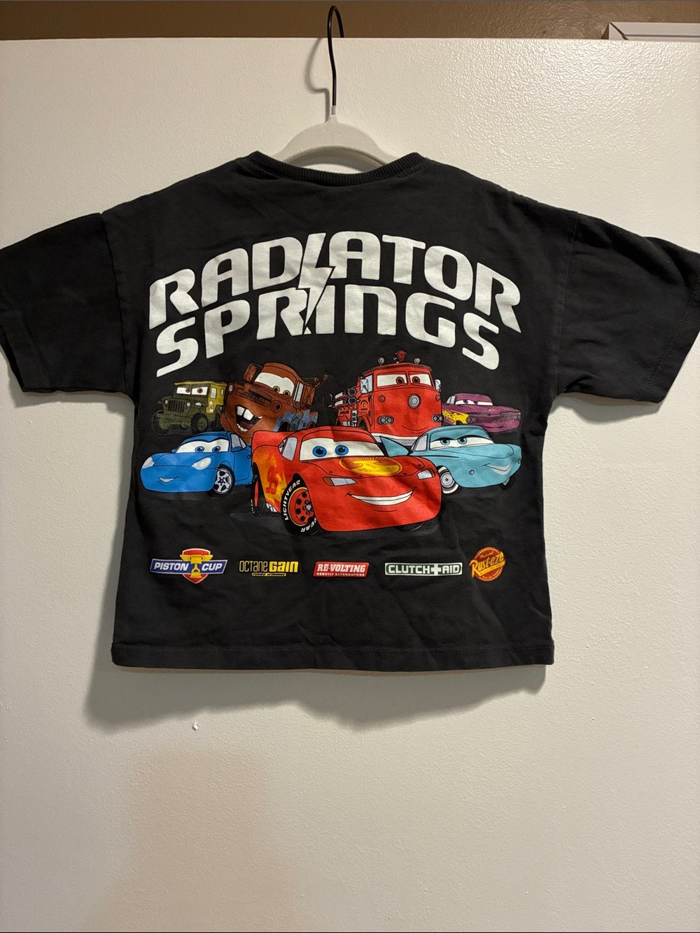 Disney Pixar Cars Radiator Springs Black Toddler TShirt